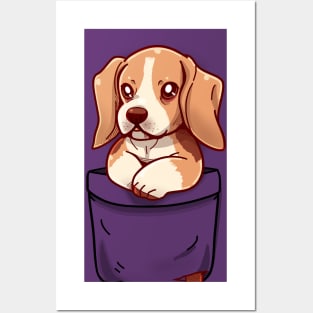 Pocket Cute Beagle Posters and Art